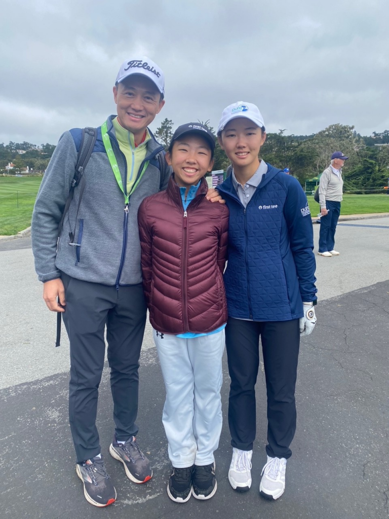 First Tee Juniors and Family at PURE Championship at Pebble Beach