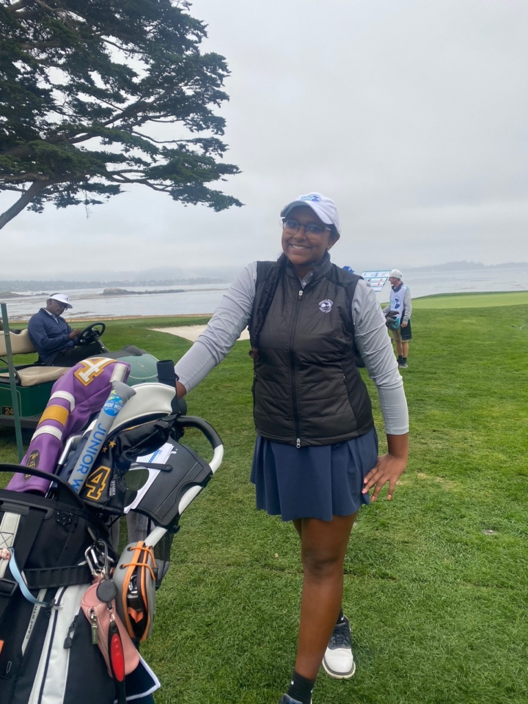 First Tee Juniors and Family at PURE Championship at Pebble Beach